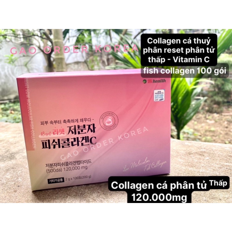 COLLAGEN THUỶ PHÂN RESET DẠNG BỘT HÀN QUỐC hộp 100 gói