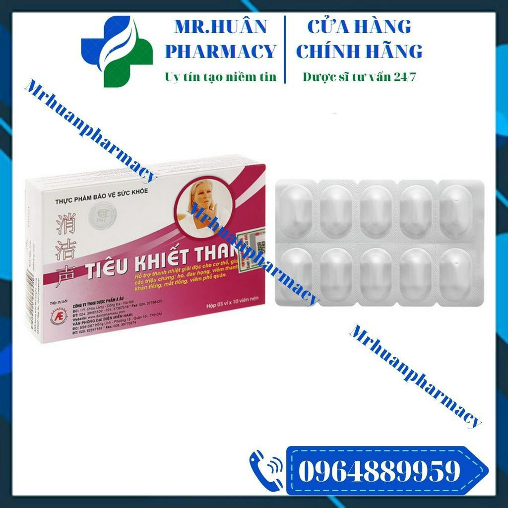 Tiêu Khiết Thanh (Hộp 30 viên) - Giúp giọng nói trong sáng hơn