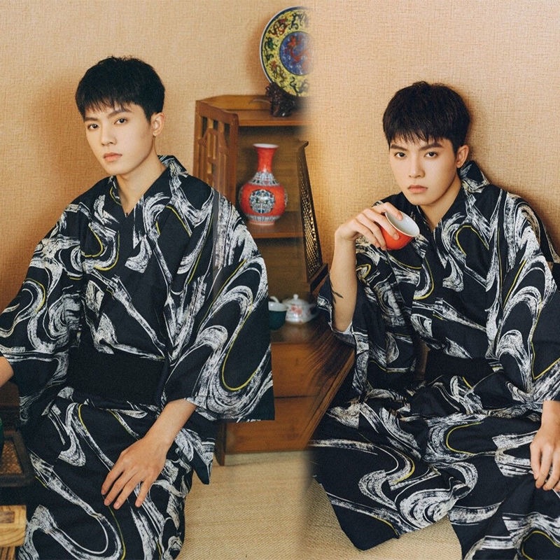 Yukata nam trang phục nhật bản kimono nam