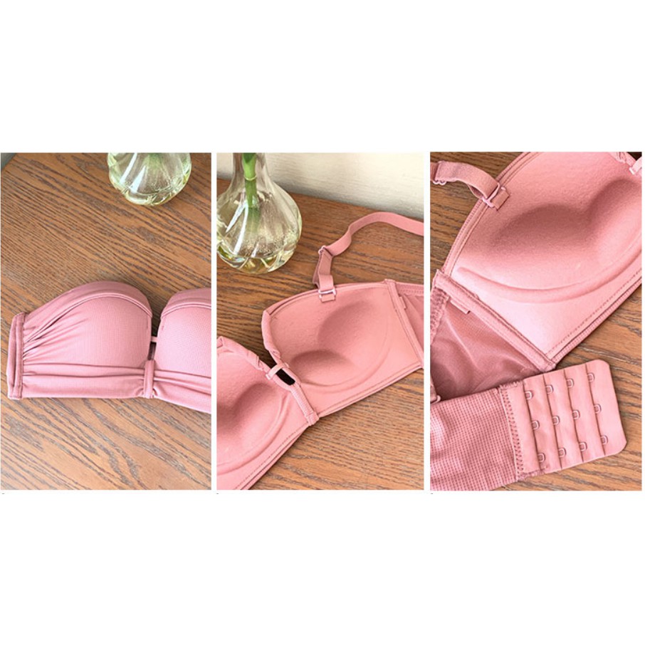 Set Đồ Lót ❤️FREESHIP❤️ Bộ Đồ Lót Đúc Su Không Gọng Quả Vuông Thông Hơi - Áo Chip Nâng Ngực Tạo Khe Push Up | BigBuy360 - bigbuy360.vn