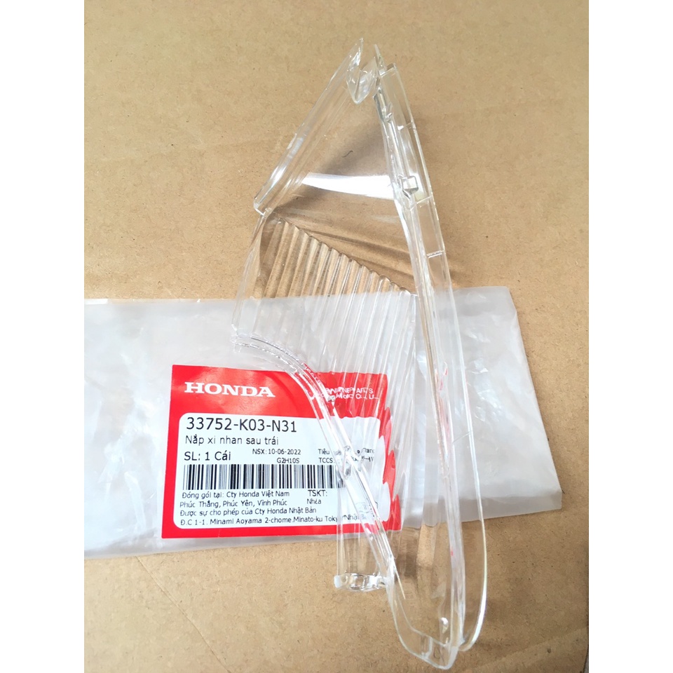 Nắp xi nhan sau Wave RSX110 Trái/Phải _ Hàng chính hãng HONDA  33752K03N31; 33702K03N31