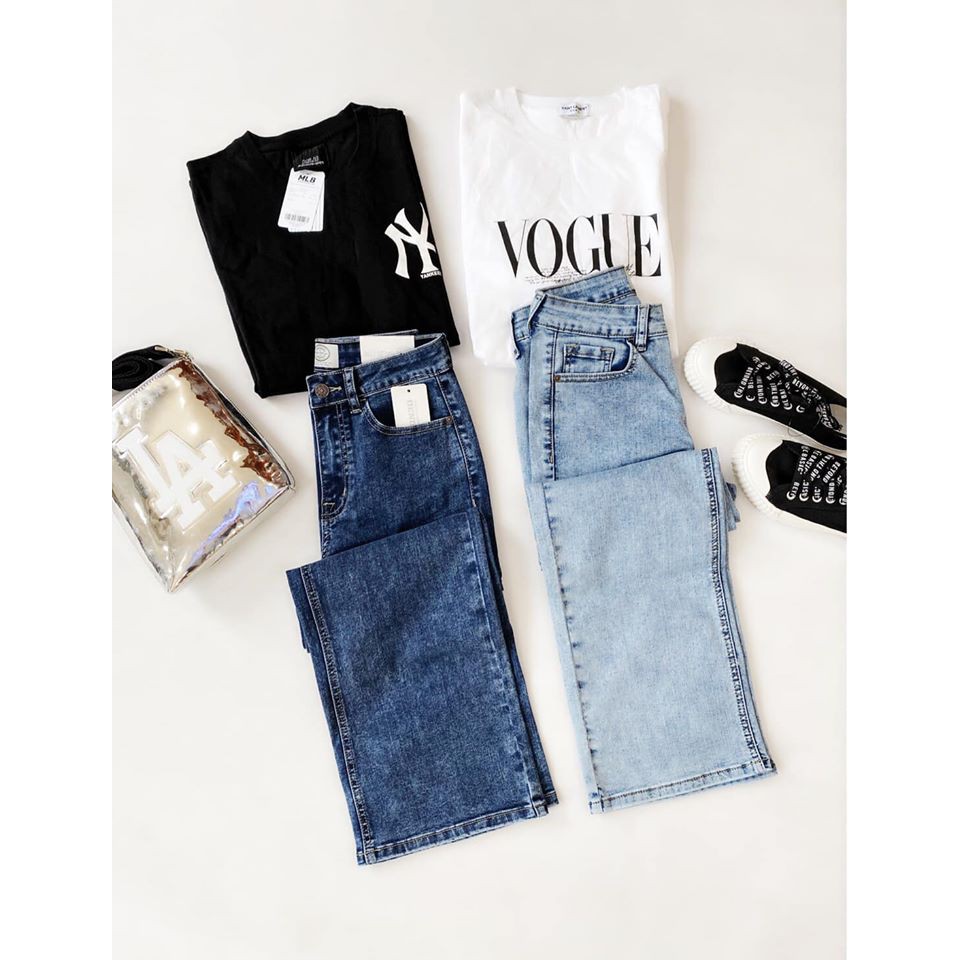 Quấn jeans BSK culottes WashAcid - form nhỏ