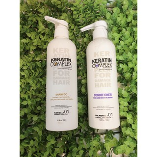 [HÀNG CHÍNH HÃNG] DẦU GỘI XẢ SIÊU MƯỢT CHỐNG RỤNG TÓC KERATIN COMPLEX KENDALI 500ML X 2