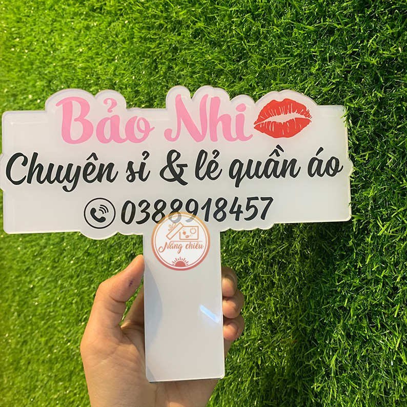 BẢNG HIỆU TÊN SHOP - KHẲNG ĐỊNH THƯƠNG HIỆU - THIẾT KẾ THEO YÊU CẦU