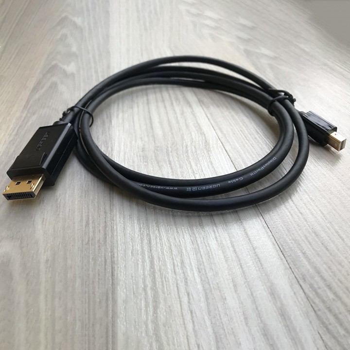 Cáp Mini DisplayPort To Displayport Dài 1,5M Ugreen Hỗ Trợ Độ Phân Giải 4k*2k -10477 10476