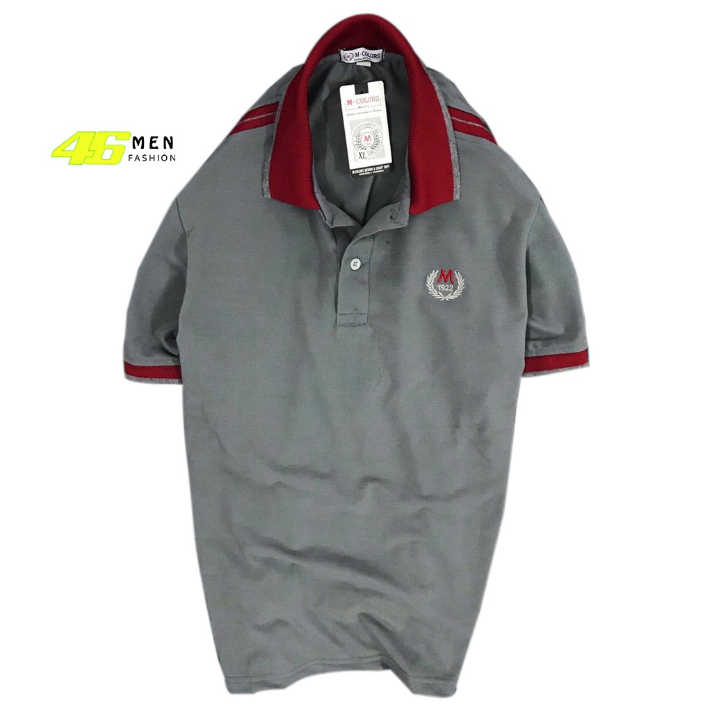 Áo thun nam có cổ, vải cá sấu xuất cao cấp, thêu logo bông lúa MFP368 | BigBuy360 - bigbuy360.vn