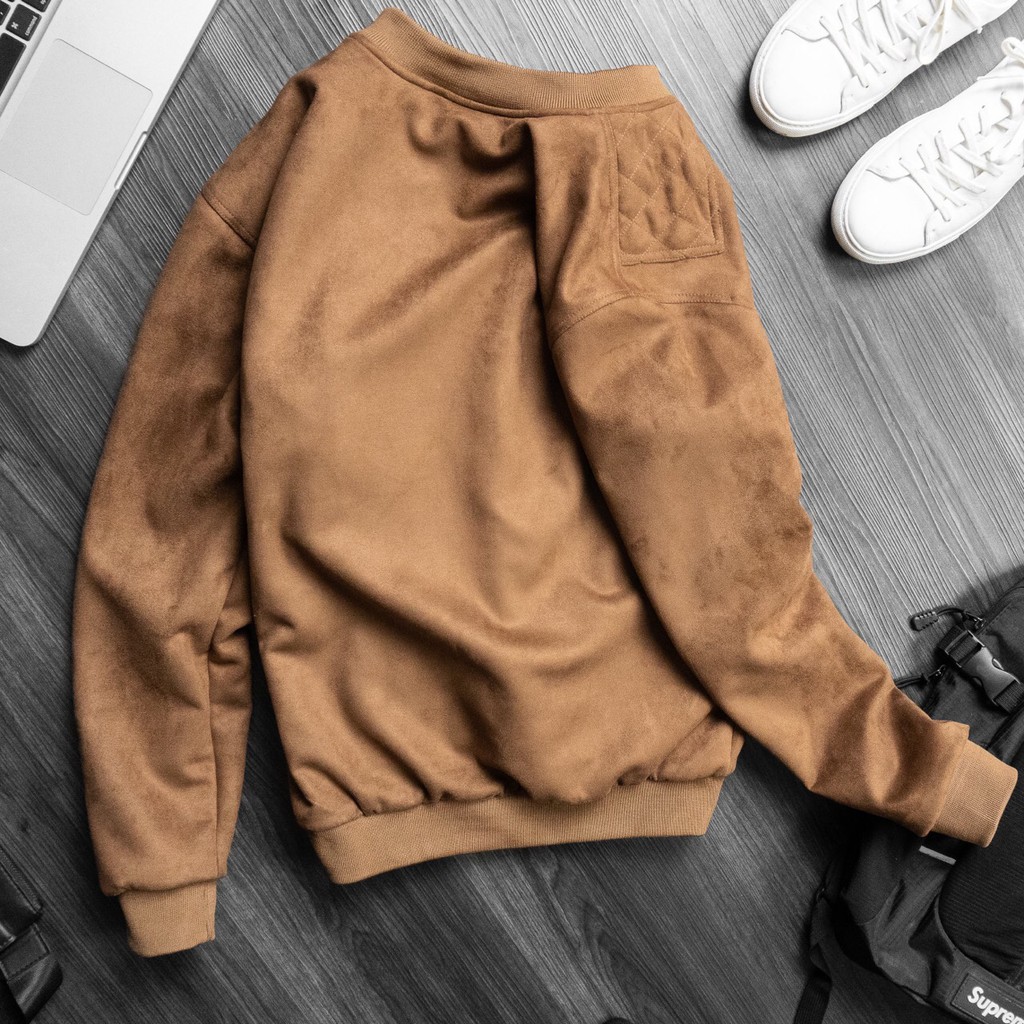 Áo khoác da lộn lót lông cho nam | BigBuy360 - bigbuy360.vn