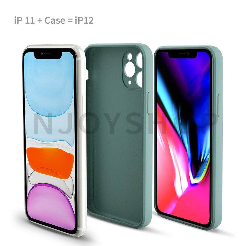 Ốp Lưng Nhám Viền Vuông Chống Vân Tay SMOOFOAM Lót Nhung Cực Êm Cho iPhone 11 Pro Max 12 Pro Max 13 Pro Max Njoyshop