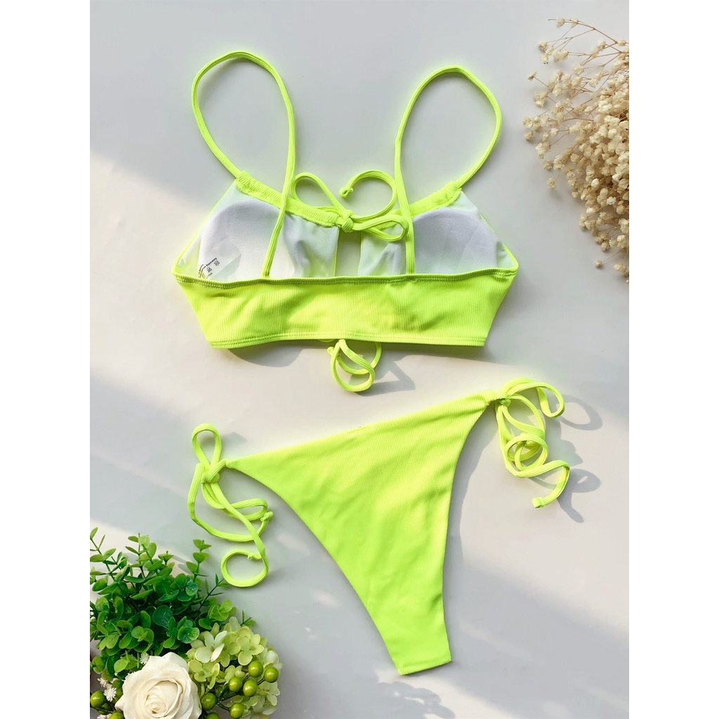 Bikini Hai Mảnh Màu Sắc Đơn Giản Cho Nữ | BigBuy360 - bigbuy360.vn