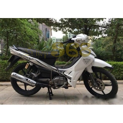 Bộ dàn áo Loại Phanh Đĩa  nhựa ABS nguyên sinh xe JUPITER V MÀU TRẮNG - S2099