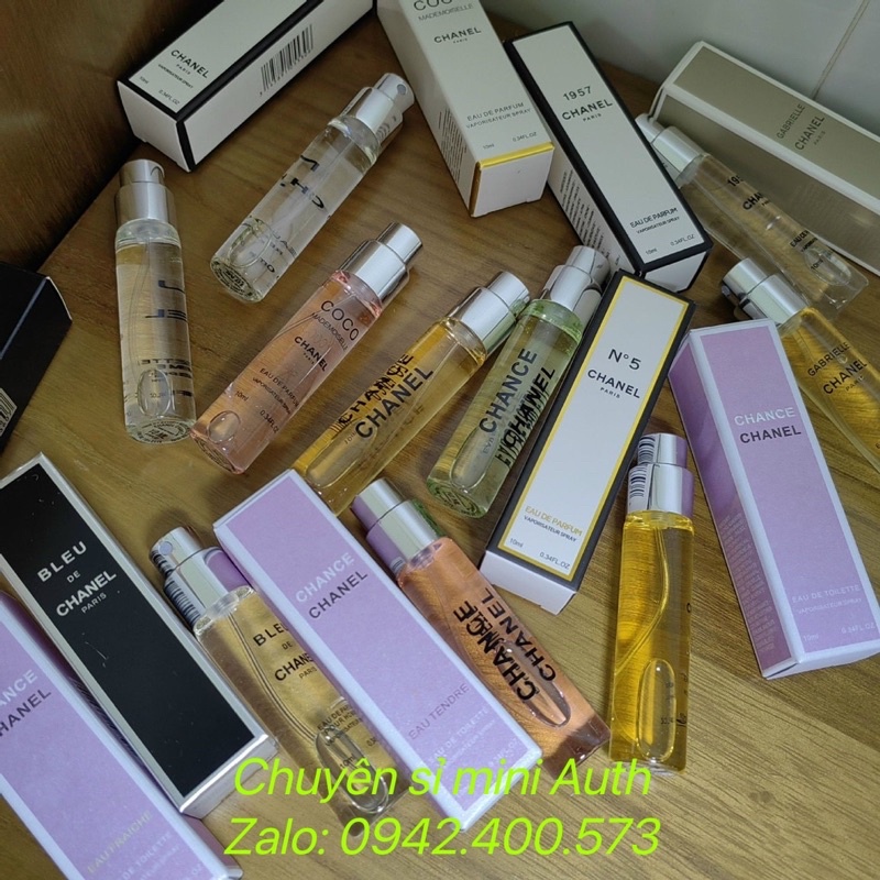 Nước hoa mini nam , nữ dạng xịt 10ml