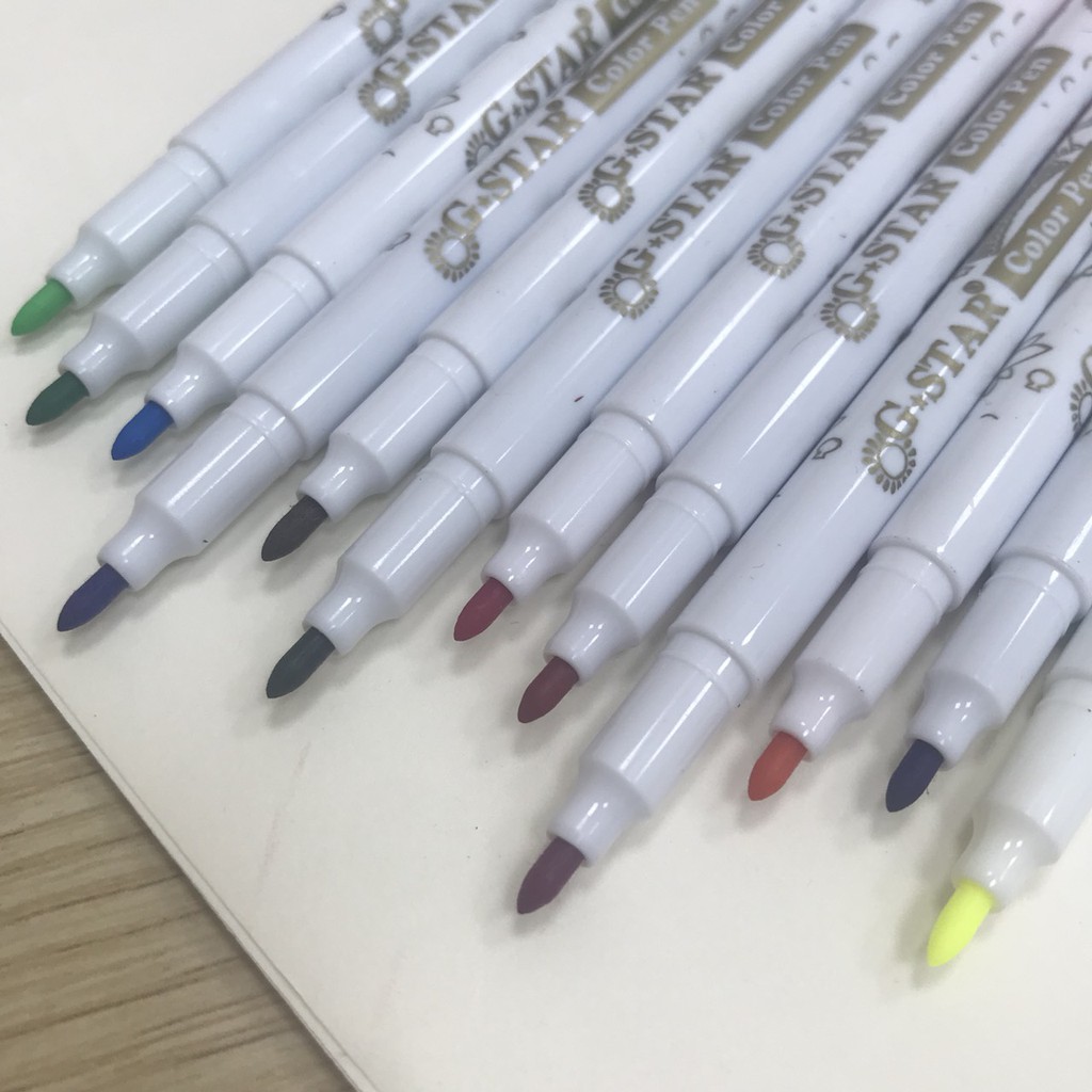 Bút lông màu GSTAR LM609 - Hộp 12-18-24 màu cho bé thỏa sức sáng tạo