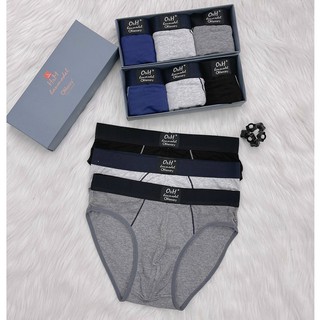 COMBO HỘP 3 QUẦN LÓT NAM XUẤT NHẬT O&H 2453, COTTON THẤM HÚT MỒ HÔI