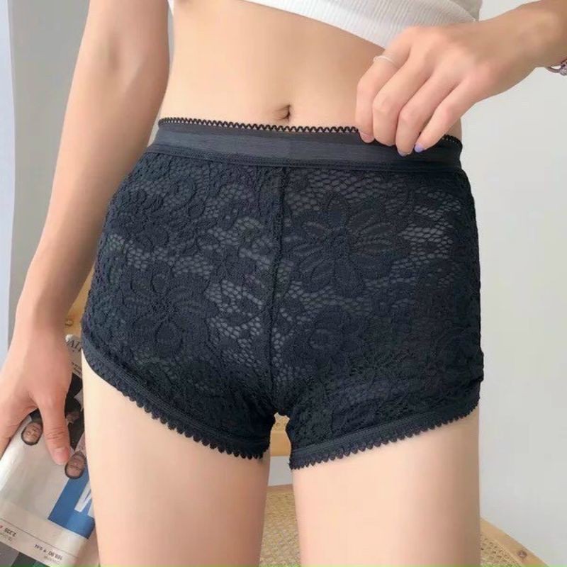 Quần ren mặc trong váy QC co giãn mạnh