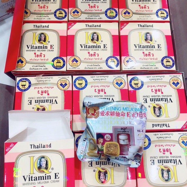 Kem dưỡng da trắng da Vitamin E hồng 8g