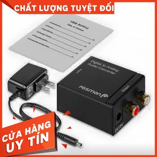 Bộ Chuyển Đổi Âm Thanh Tivi 4k Optical Sang R/L Av Dây ( Mầu Đen)