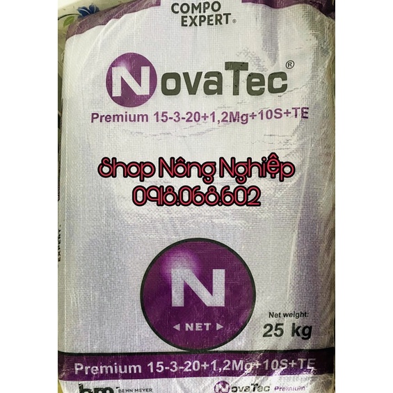 Phân bón Behn Meyer NPK 15-3-20+1,2Mg+10S+TE nhập khẩu từ Đức 100%