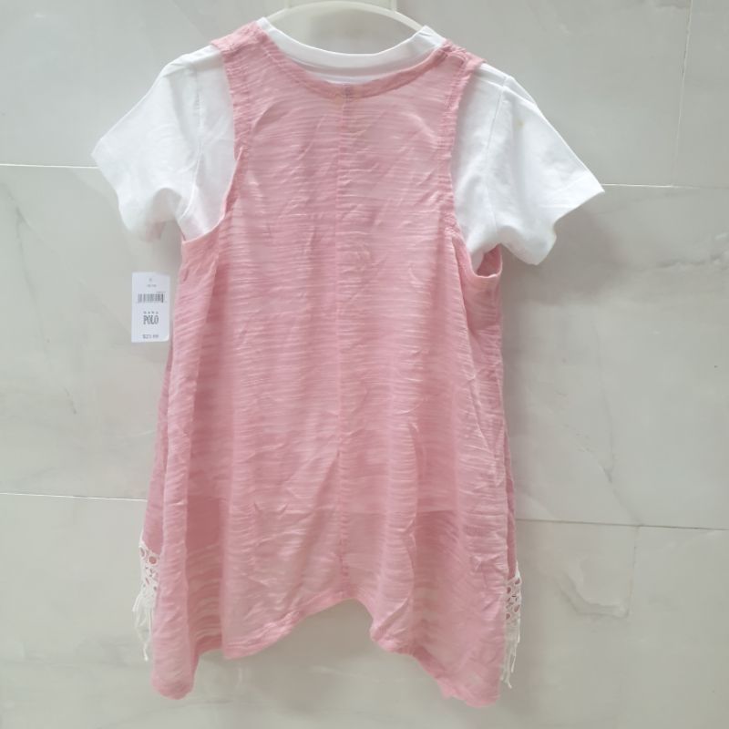 Áo khoác ghi lê thời trang tạo kiểu phong cách cho bé gái 4-10t (ko kèm áo thun mặc trong)