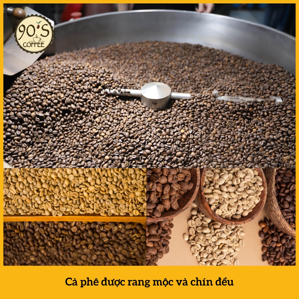 Cà phê RANG MỘC CHẤT LƯỢNG CAO 250Gr CHÍNH HÃNG 90S COFFEE