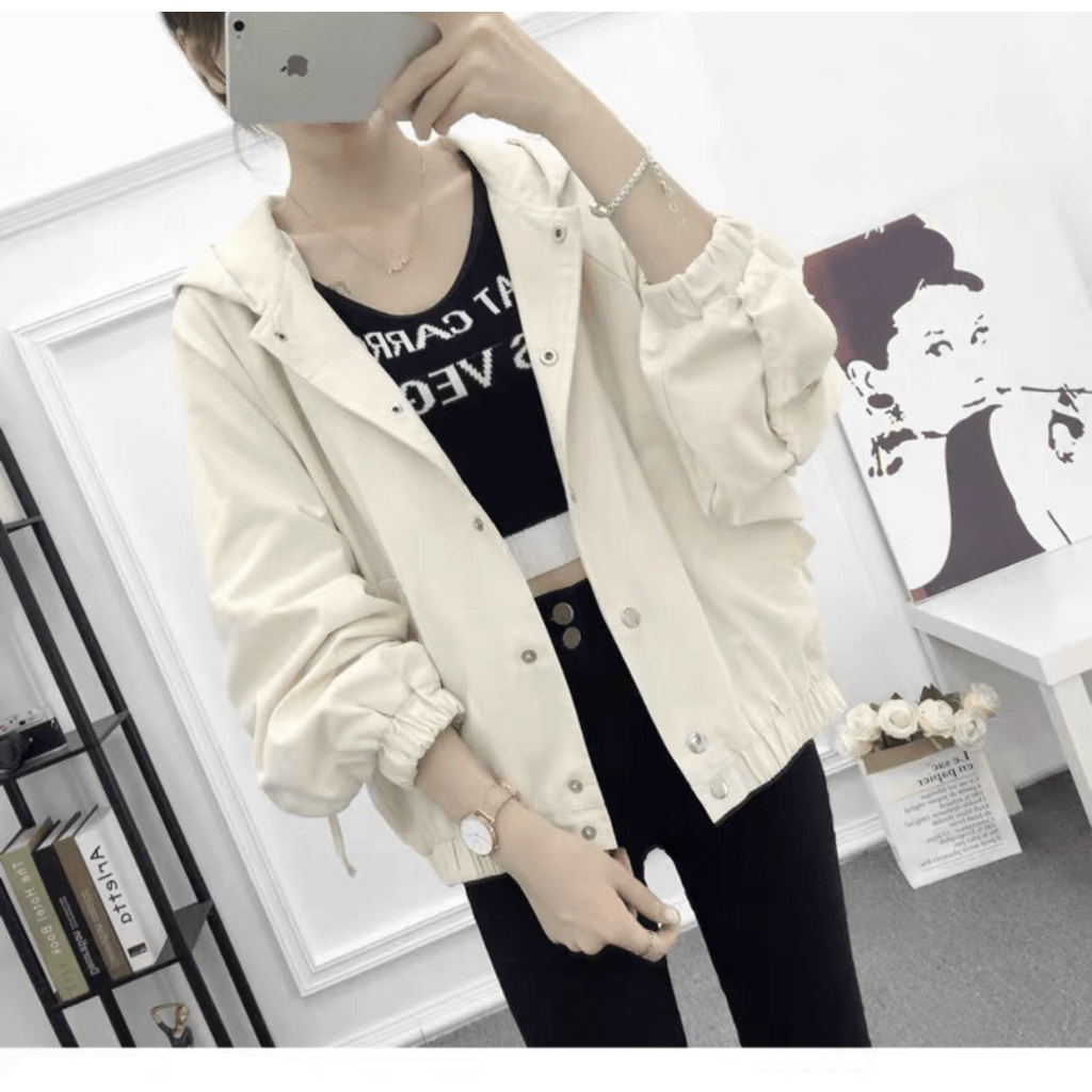 Áo Khoác Kaki Nữ Có Dây  Rút Eo Đẹp Xinh Lung Linh