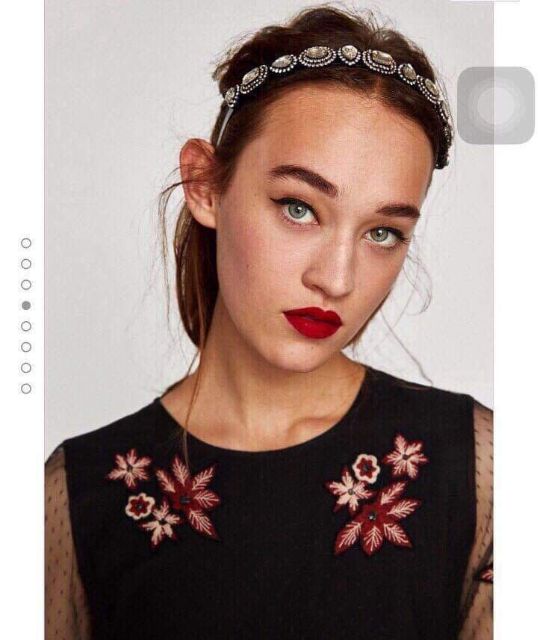 Đầm #ZARA thêu hoa