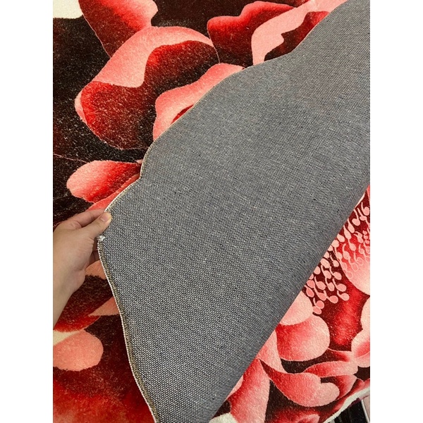 Thảm lông hình hoa decor IGUN BEDDING