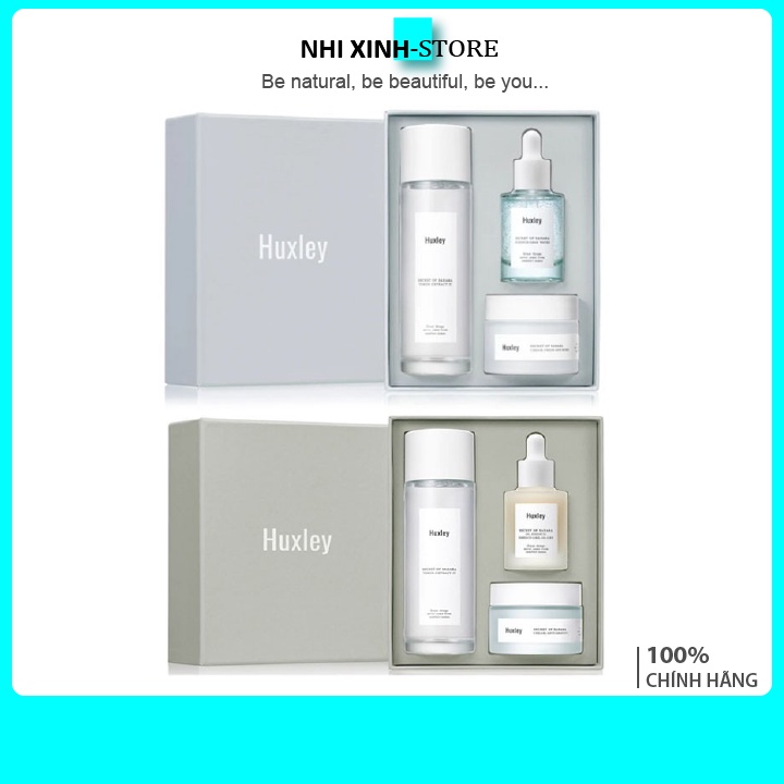 [CHÍNH HÃNG] Set Dưỡng Trắng Da Huxley 3 Sản Phẩm