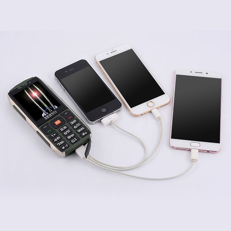 Điện Thoai 4 Sim 4 Sóng Servo H8 Loa To Sóng Khỏe Kiểu Dáng Hầm Hồ Quân Đội Màn Hình 2.8inch Sạc Pin Smart Phone FM
