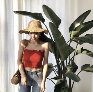 Áo ống nhún có giãn