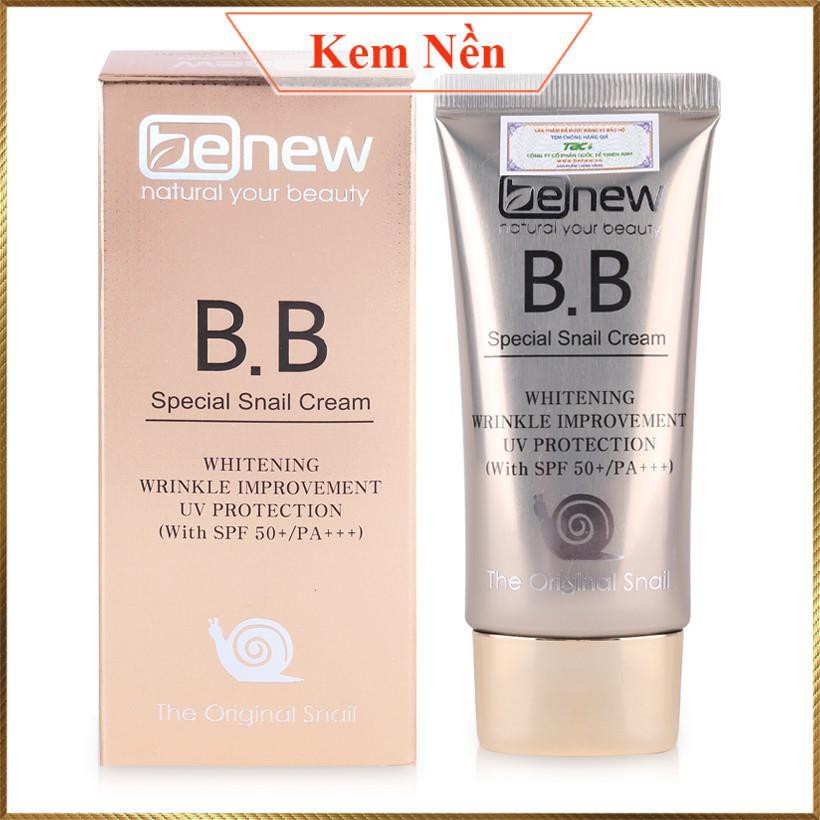 Kem nền BB siêu mịn lâu trôi dưỡng trắng Special Snail Benew Hàn Quốc SS11