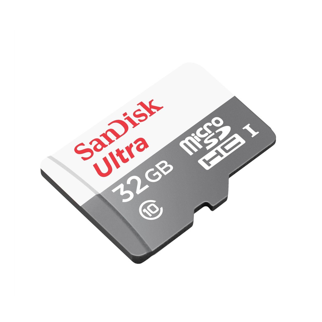 Thẻ nhớ microSDHC Sandisk 32GB upto 100MB/s 533X Ultra UHS-I + Adapter
