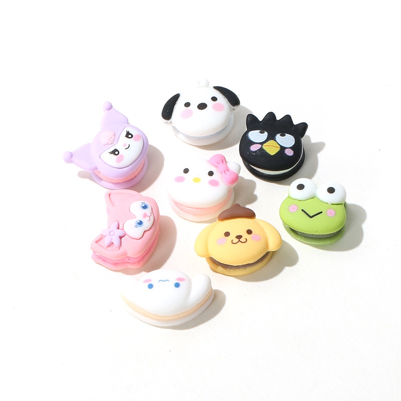 Hình bánh quy sandwich Resin phụ kiện dép Crocs charm DIY khóa giày crocs jibbitz Nhựa trang sức Phụ kiện trang trí giày crocs nút trang trí điện thoại di động Nắp đậy / Khung ảnh / Cốc nước / Túi Nguyên liệu làm phụ kiện handmade sáng tạo