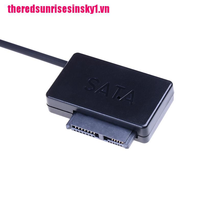 (3C) Giắc Chuyển Đổi Usb Sang 13pin Slim Sata / Ide Converter Cd Dvd Rom