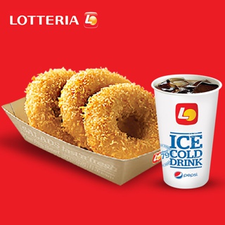 E-Voucher Lotteria Fried Squid + Pepsi
