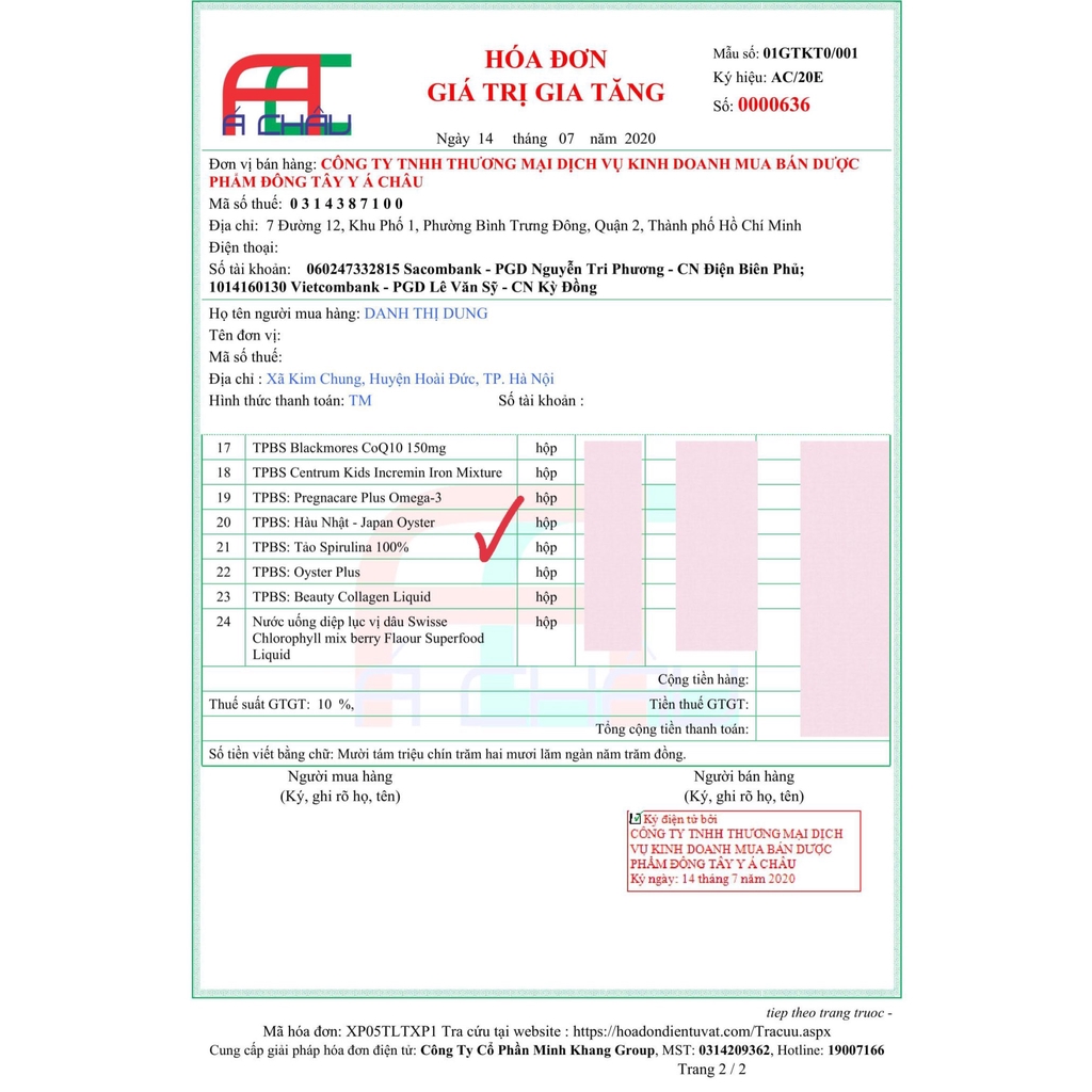 Tảo Xoắn Spirulina Nhật Bản 2200 Viên [Date xa] | BigBuy360 - bigbuy360.vn