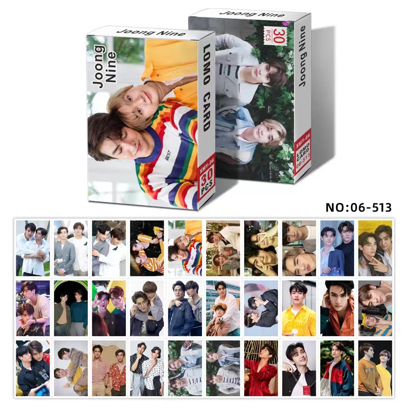 Set 30 thẻ hình diễn viên tùy chọn Jafirst/ Pond Phuwin/Frank Drake/ Joong Nine/ Saint Suppapong/ Lee Sae
