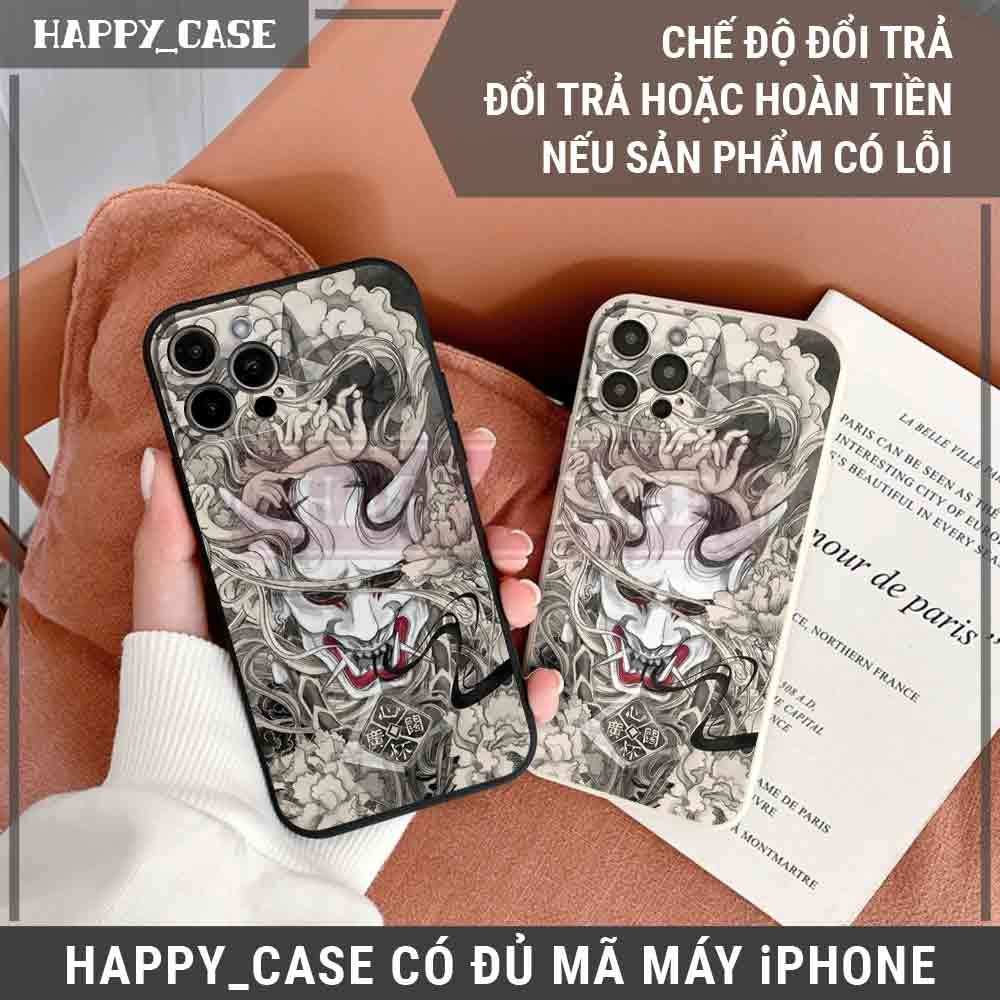 Ốp iPhone NB195 Hình Quỷ Nhật Bản Chống Sốc iPhone Happy Case