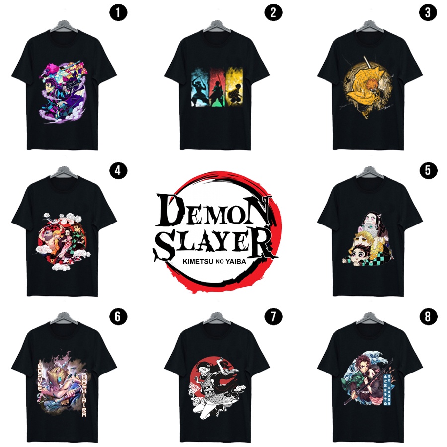 XẢ KHO 💥 Áo thun Kimetsu no yaiba, áo phông anime Demon Slayer thun cotton mẫu mới cực chất giá rẻ