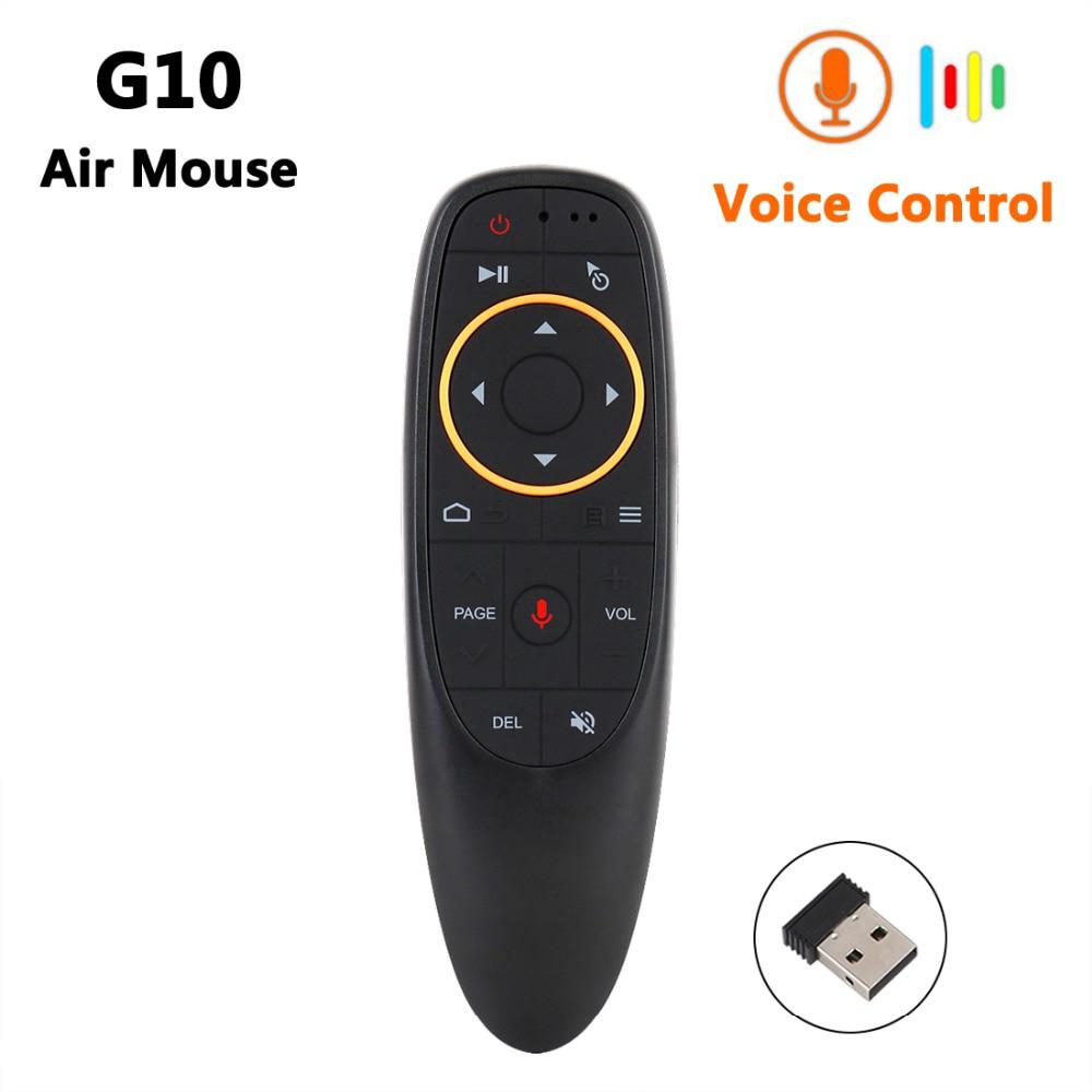 Chuột bay G10 2.4G điều khiển từ xa bằng giọng nói dùng cho Android TV Box