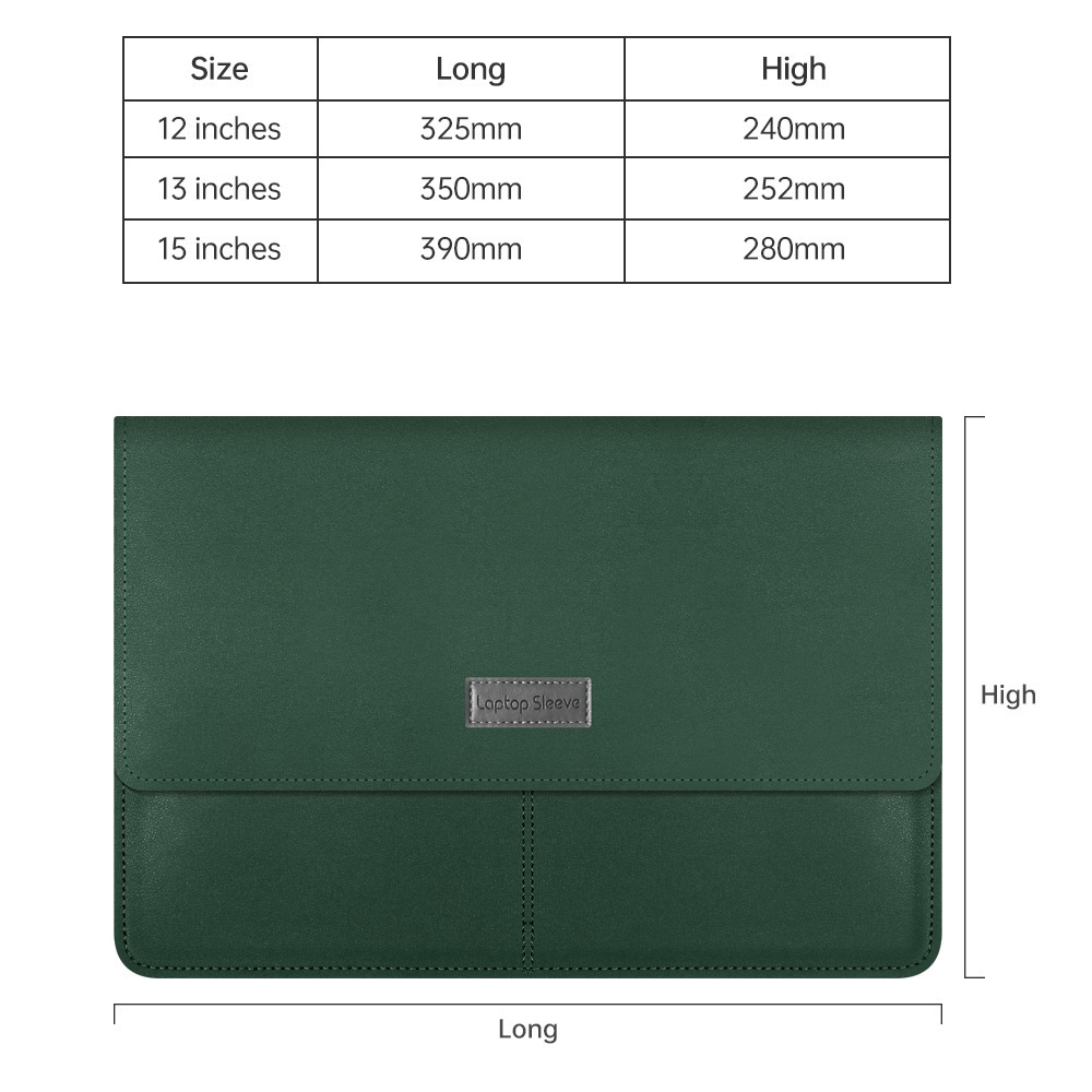 Túi Da PU Đựng Laptop Chống Thấm Nước Cho Microsoft Surface Go1 2 3 Surface Pro3 4 5 6 7 8 Surface Prox Microsoft 11-12 / 14 / 15.4 / 16 Inch
