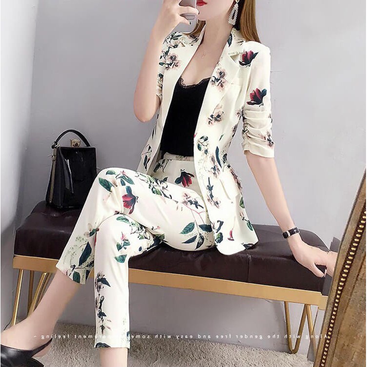 Bộ Vest Dài Công Sở Sang Chảnh - Set Vest Nữ 2 Lớp Kaki Lụa Cao Cấp Quảng Châu Co Nàng Văn Phòng | BigBuy360 - bigbuy360.vn