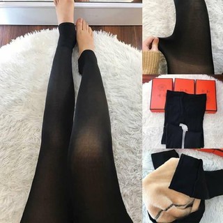 Quần tất 3D lót lông dẫm gót