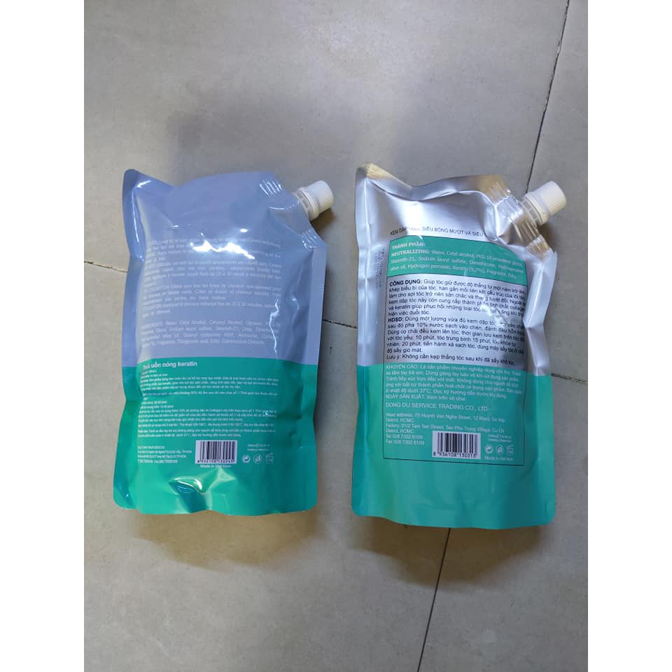 Cặp thuốc uốn nóng ,ép duỗi  Kendali Mẫu Mới 1000ml x2
