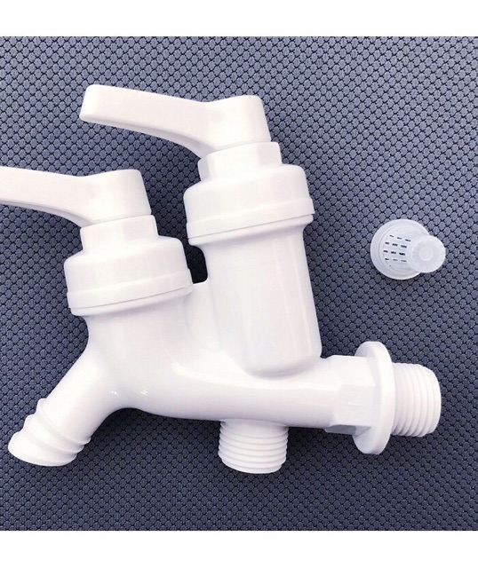Vòi hồ tay gạt 2 đầu nước ra WaterTec nhập khẩu Malaysia - Mã WT001K