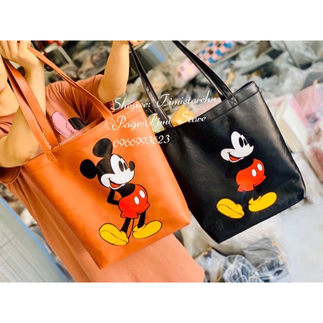 TÚI TOTE BAG, TÚI TO MICKEY VỪA SÁCH VỞ, A4, TÀI LIỆU ĐI HỌC ĐI LÀM