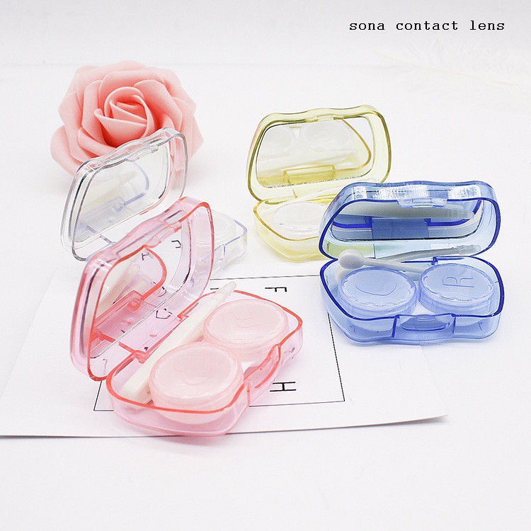 KHAY GƯƠNG MINI KÈM DỤNG CỤ ĐEO LENS