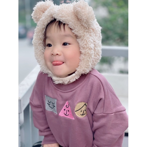 Áo nỉ hoodie trẻ em BATALA KIDS, áo nỉ cho bé trai bé gái thêu họa tiết dày dặn cho bé từ 1-6 tuổi