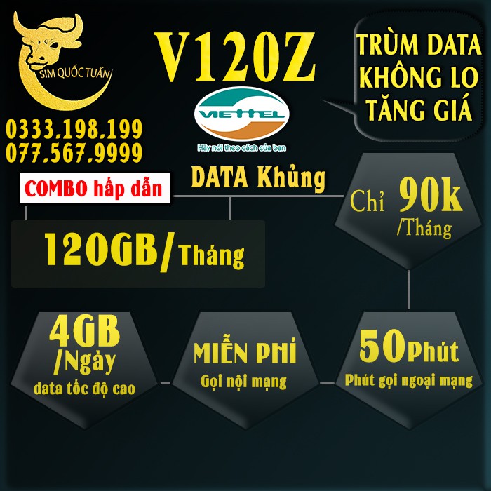 Sim Viettel rẻ f90/ v90c/ v120/ MP50/V50c 4g gói cước tomato nghe gọi bình thường