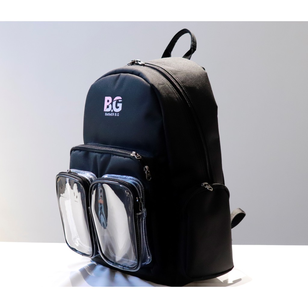 Balo đi học BATTLE ER B.G mẫu x003 Black Unisex Streetwear Backpack