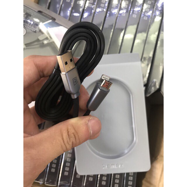 <SIÊU RẺ> Cáp Sạc Dẹp 2 Đầu Remax RC-025t Cho Iphone Và Android <SHOP YÊU THÍCH>